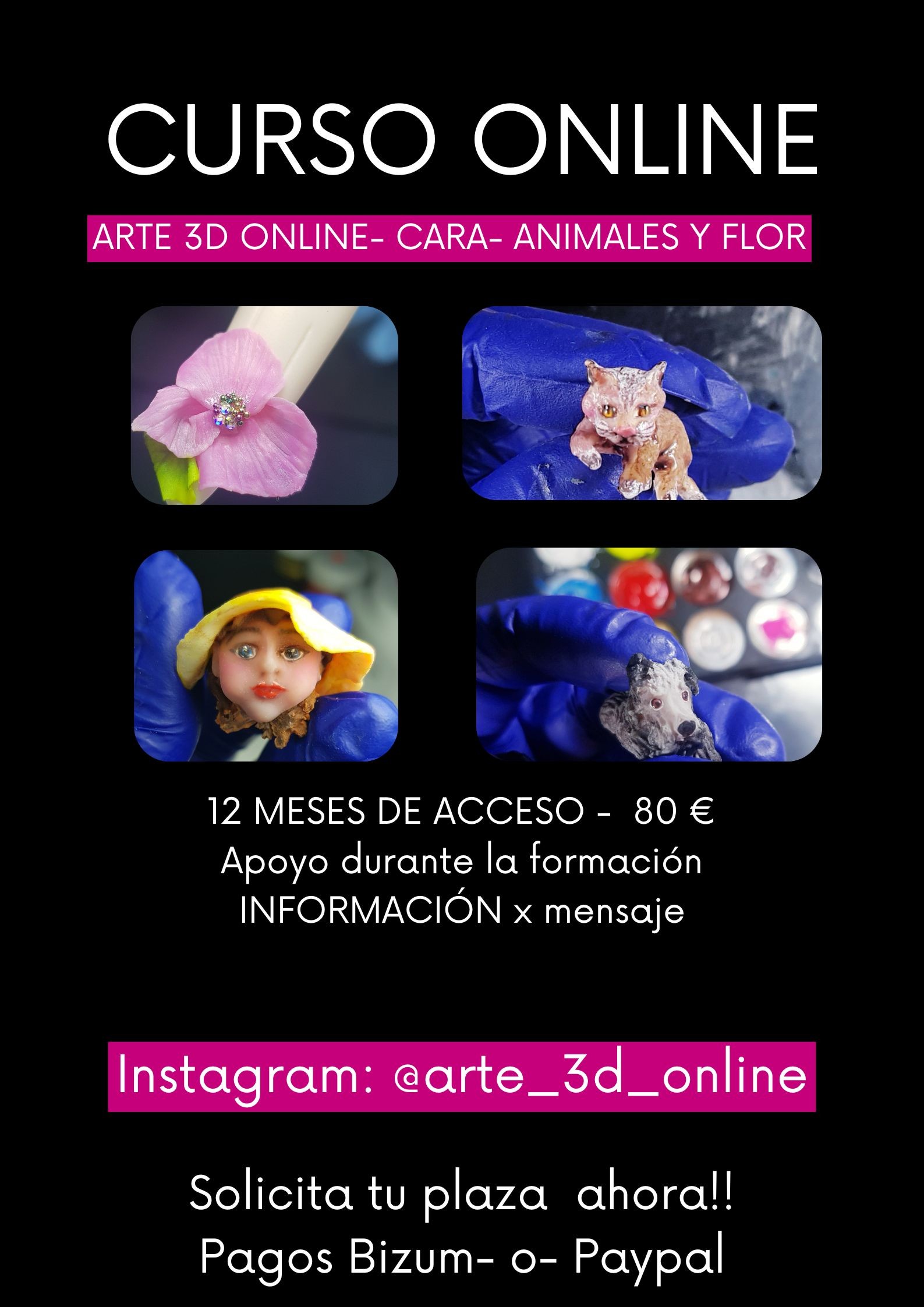 curso uñas 3d arte online