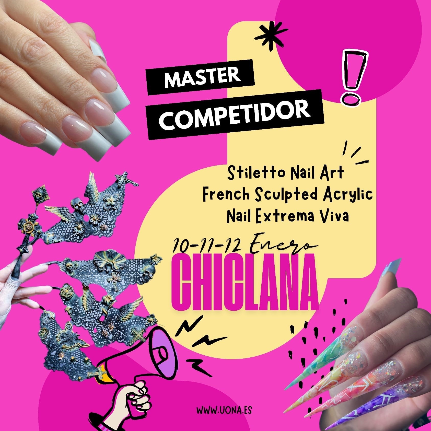 curso uñas competición master Chiclana